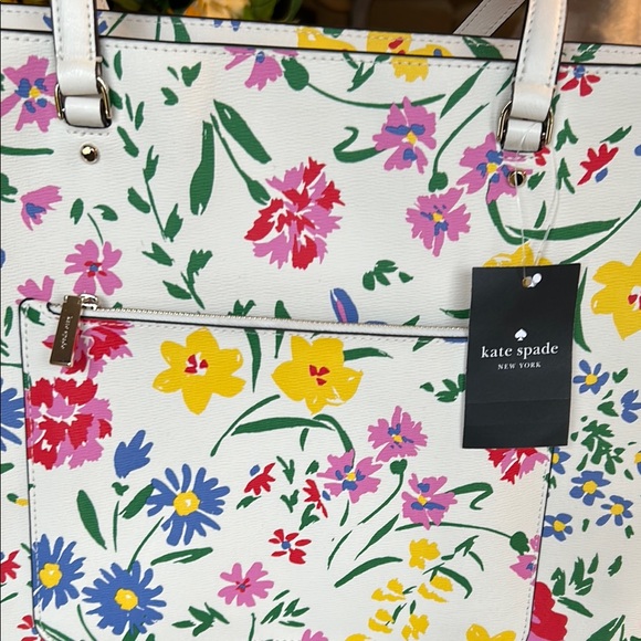 Kate Spade Floral Tote Bag - Multicolor new with tags - Picture 4 of 6